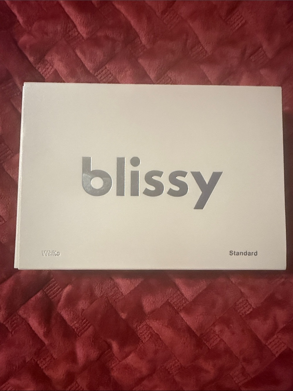 Blissy White Standard Pillowcase - Silky Smooth Bedding